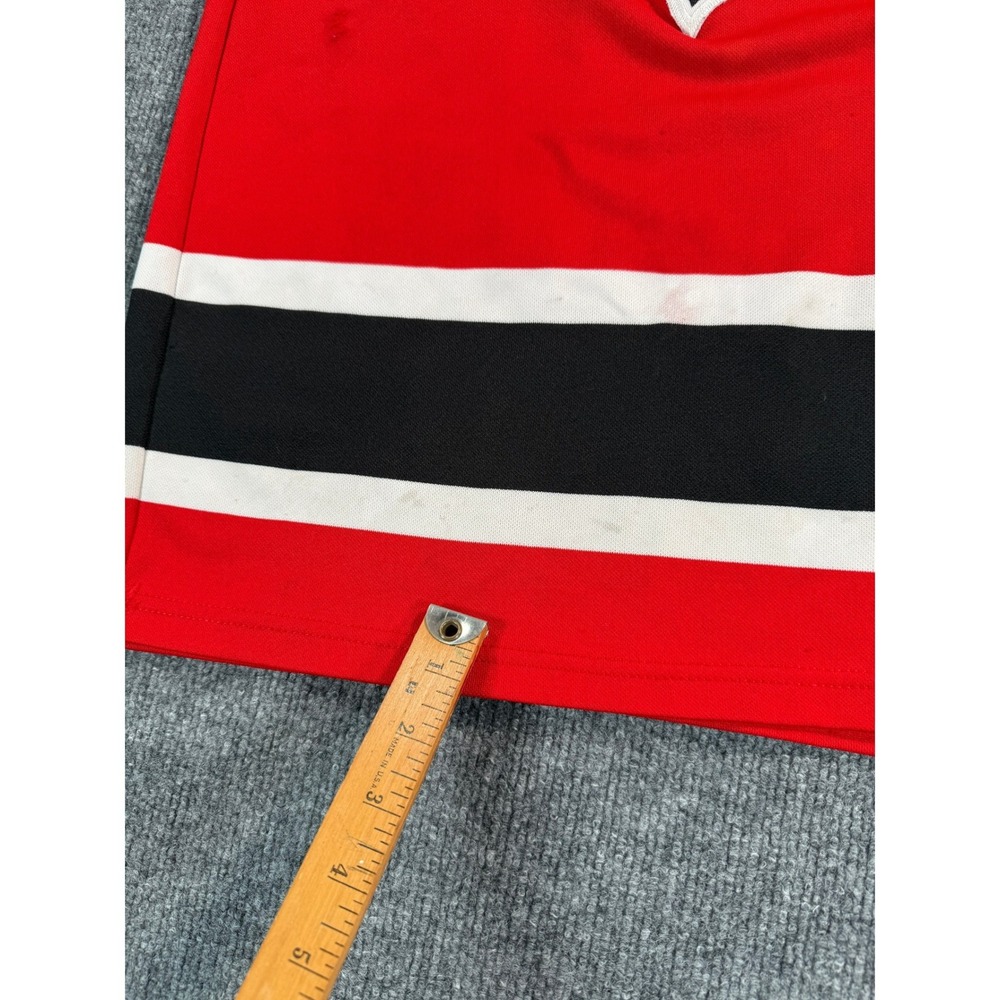 Vintage CCM New Jersey Devils Hockey Jersey Mens XXL Red Blank Logo Throwback - Picture 9 of 16